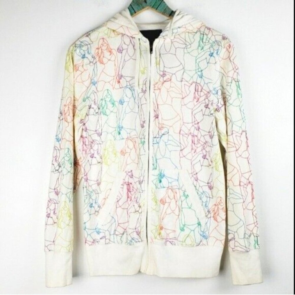 Vurt X Pacsun RARE Bikini Print Hoodie Jacket Sz Sm MUST SEE!